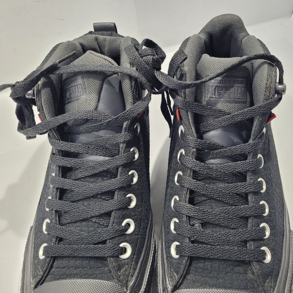 CONVERSE CHUCK TAYLOR ALL STAR UNISEX MID TOP STREET BOOT M10/W12 BLACK - Picture 7 of 13